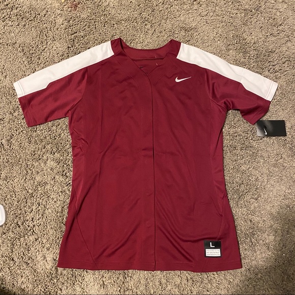 nike button up jersey